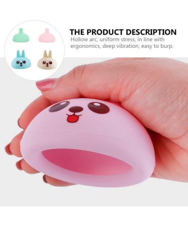 DOITOOL Pressure Drum Massage Set - 4Pcs Silicone Palm Cups for Burping & Expectoration - Buy Online on SooperMarket.com