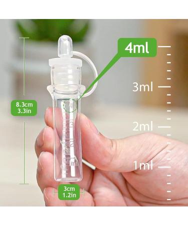 Haakaa Colostrum Collector Set - Reusable Silicone Breastfeeding Aid | 12 PK 0.1oz/4ml | Includes Clear Storage Cases & Cotton Wipes - Buy Online on SooperMarket.com