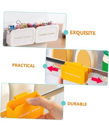 CIYODO 2pcs Box Storage Box Mini Refrigerator Office Supplies Side Food Fridge Side Door Holder It Can Move - Buy Online on SooperMarket.com