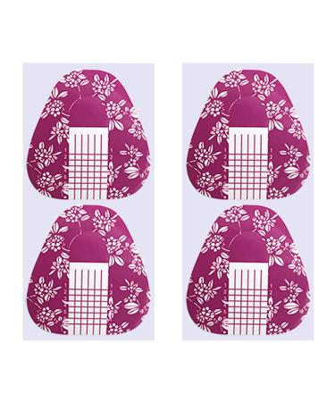 LAIION 200PCS Purple Acrylic Nail Forms | Horseshoe-Shape Extension Tips for Acrylic & Gel Nails - Buy Online on SooperMarket.com