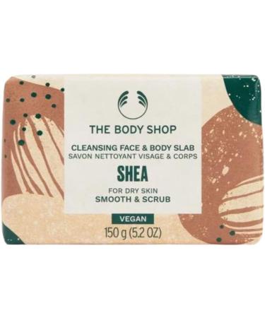 The Body Shop Shea 150g Cleansing Face & Body Slab - Soap (Vegan) - Buy Online on SooperMarket.com