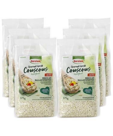Gerstoni Barley Couscous 6x375g without wheat POWERFOOD from regional cultivation