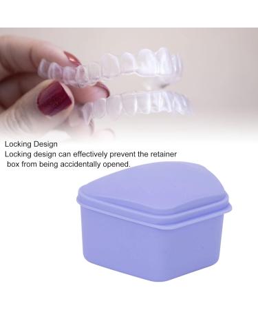 Face Mask Container - Exquisite Trapezoid Lock Design Case for Travel - Purple - Ideal for International Shipping - Buy Online on SooperMarket.com