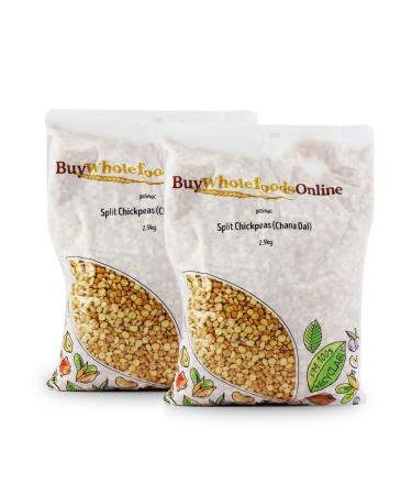 Organic Split Chickpeas (Chana Dal) 5kg (BWFO)