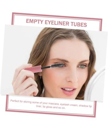 Healeved 25 Pcs Mascara Tube Cosmetic Containers Makeup Eyelash Brush Abs Pink Filling Lip Gloss Tube - Buy Online on SooperMarket.com