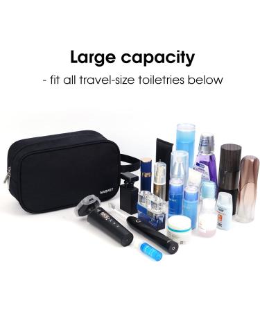 Travel Toiletry Wash Bag for Men and Women Traveling Dopp Kit Shaving Bag for Toiletries Accessories (Black) A-black - Buy Online on SooperMarket.com