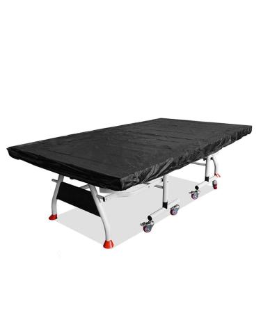 Parthan 110x59 PingPong Table Cover,Waterproof Table Tennis Table Cover for Outdoor and Indoor,Breathable Polyester Table Tennis Tables Protective Cover,Outdoor Table Tennis Cover(Black)