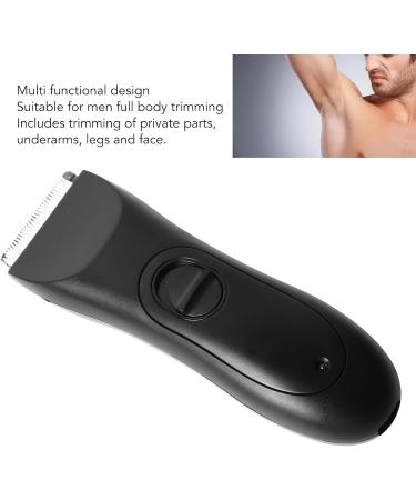 Men's Body Hair Trimmer Waterproof Electric Body Hair Trimmer Adjustable Ceramic Cutting Heads for Private - Buy Online on SooperMarket.com