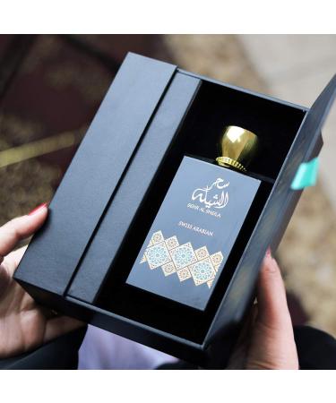 Swiss Arabian Sehr Al Sheila - Luxury Products From Dubai - Long Lasting Addictive Personal EDP Spray Fragrance - Seductive Signature Aroma - 3.4 Oz - Buy Online on SooperMarket.com