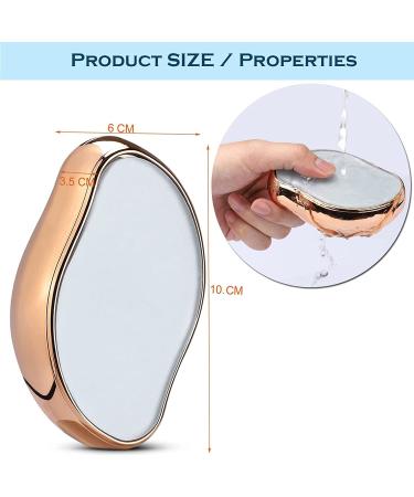 2022 Magic Bleame Crystal Hair Eraser for Women and Men - Painless Hair Removal Tool for Any Body Part (Gold) - Buy Online on SooperMarket.com