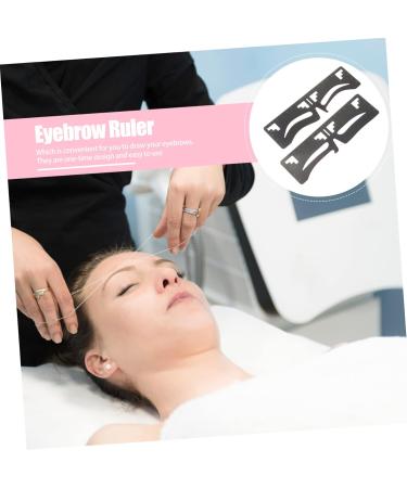 Beavorty 4 Pcs Eyebrow Ruler Makeup Tools Ink Stamp Brow Mapping Eyebrow Shaping Stencil Card Balance - Buy Online on SooperMarket.com