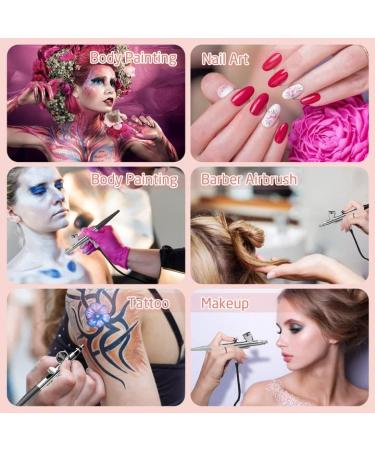 PELCAS Airbrush Makeup Kit | 32PSI Airbrush Paint Gun with Compressor | Breeze Airbrush System Set for Face & Body | Portable Cosmetic Starter Kit - Buy Online on SooperMarket.com