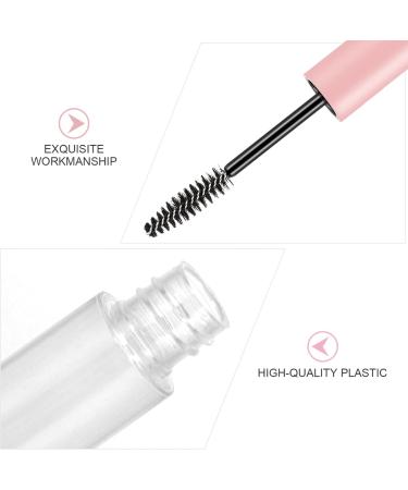 OSALADI 10pcs Mascara Empty Tube DIY Mascara Tube Empty Mascara Wand Travel Brow Plastic Pink Fake Eyelashes - Buy Online on SooperMarket.com
