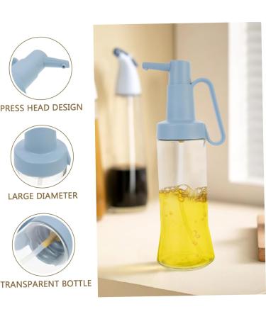 Ciieeo 4pcs Castor Silicone Container Oil Dispenser Bottle Kitchen Oil Bottle Glass Oil Storage Bottle Food Containers Olive Oil Dispenser Soda Glass Kitchen Supplies Multifunction 10.8X7.8X26.9CMx4pcs Bluex4pcs - Buy Online on SooperMarket.com