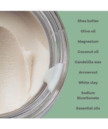 The Natural Deodorant Co Active Deodorant Balm Coriander & Lime 55g Aluminium Free Plastic Free Extra Strength - Buy Online on SooperMarket.com