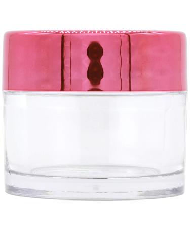 Beauticom 7g Thick Wall Clear Acrylic Jars - Leak Proof for Cosmetics & Beauty | 72 Pieces with Metallic Rose Pink Gold Lids - Buy Online on SooperMarket.com