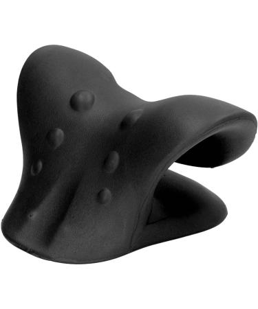 Cervical Traction Device Ergonomic Arcshaped Neck and Shoulder Relaxer for Pregnant Women for Home Use (Black) - Buy Online on SooperMarket.com