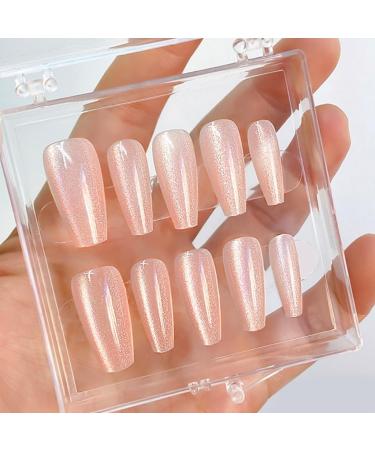 Ruarby red Heart False Nails Full Cover False Nails Valentine's Day False Nails Press on Nails Stick on Nails for Nails Decor