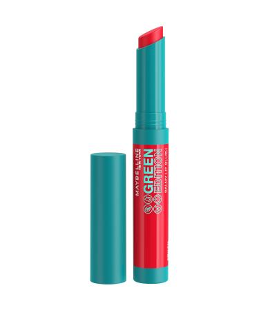 Maybelline Green Edition Balmy Lip Blush Formulated With Mango Oil Flare Red Pink 1 Count