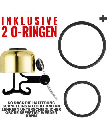 Pro Bike Tool Bicycle Bells - Clear Ringtone for Adults & Kids - Perfect for Street Mountain Beach Cruiser Bicycles - Premium Brass Bicycle Accessories - Buy Online on SooperMarket.com