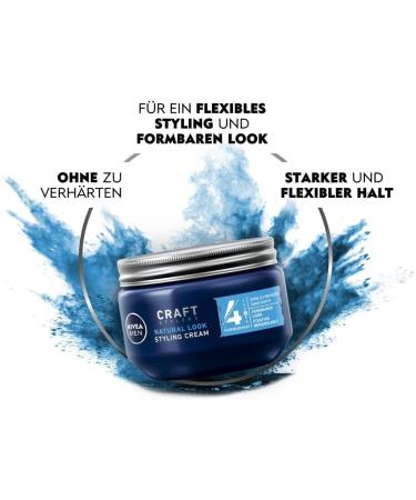Nivea Men Styling Cream (1x150ml) pack of 1 Hair Cream for Malleable Hold without Hardening Flexible Hair Gel for a Natural Look Parent - Buy Online on SooperMarket.com