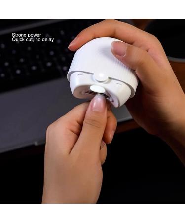 Electric Nail Clipper Quiet Operation Automatic Fingernail Trimmer with Debris Storage Box for Home - Buy Online on SooperMarket.com