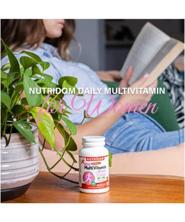 Nutridom Complete Women's Multivitamin | Iron Vitamin D3 B-Vitamins and Antioxidants C & E | Gluten-Free Non-GMO 60 Vegetable Capsules - Buy Online on SooperMarket.com