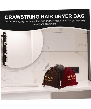 BELLIFFY 3 Pcs Hair Dryer Storage Bag Drawstring Bags Travel Blow Dryer Hair Tools Travel Bag Fabric - Buy Online on SooperMarket.com