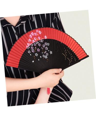 ABOOFAN 3pcs Silk Hand Fan Wedding Fans Foldable Fan Mini Japanese Style Fan Japanese-Style Miss Folding Fan As Shownx3pcs Size 1x3pcs - Buy Online on SooperMarket.com