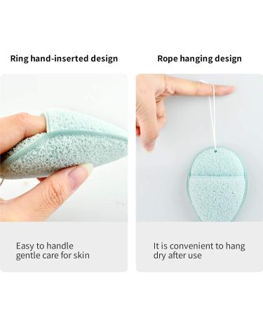 DAGEDA Konjac Facial Sponge 2-Pack - Deep Pore Cleansing, Exfoliating, Blackhead Removal - Daily Makeup Remover Glove Bath Sponge for All Skin Types - Reusable - 1 Count - Buy Online on SooperMarket.com