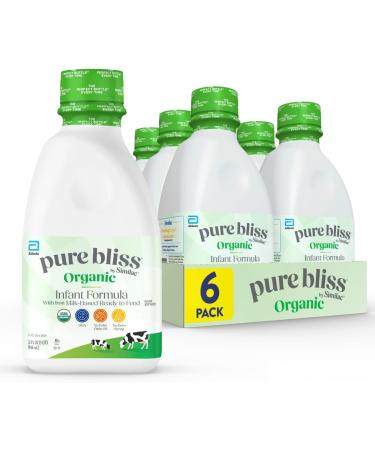 Similac Pure Bliss Organic Infant Formula 0-12 months - 32 Fl. Oz. - Pack of 6