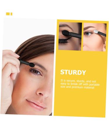 BELLIFFY 120pcs Cotton Eyeshadow Brush Double Ended Eyeshadow Brush Eyeshadow Sponge Powder Makeup Lip Pp - Buy Online on SooperMarket.com