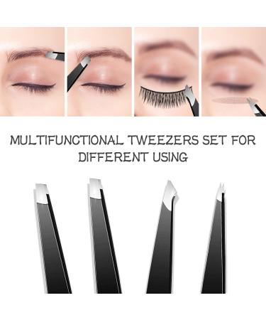 Hocosy 8-PC Eyebrow Care Set - Brown Pencil Comb Tweezers Razors Brushes & Scissors - Perfect for Flawless Eyebrows - International Shipping Available - Buy Online on SooperMarket.com