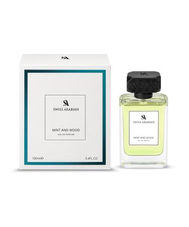 Swiss Arabian Mint and Wood for Men - Sophisticated Modern Man's Fragrance - Spicy Woody Fragrance with Lemon Cardamom and Tonka Bean - 3.4 oz - Buy Online on SooperMarket.com