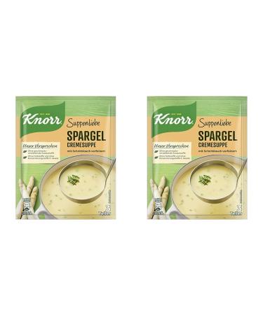 Knorr Suppenliebe Asparagus Cream Soup 1 x 3 plates (1 x 750 ml) (pack of 2) Asparagus Cream 750 ml (pack of 2)