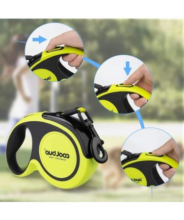 Pecco Retractable Dog Lead 5M Extendable Dog Lead Heavy Duty Leash for Medium& Large Dogs 16 feet Extensive Dog Leash with One Button Brake & Lock System Up to 50KG - Buy Online on SooperMarket.com