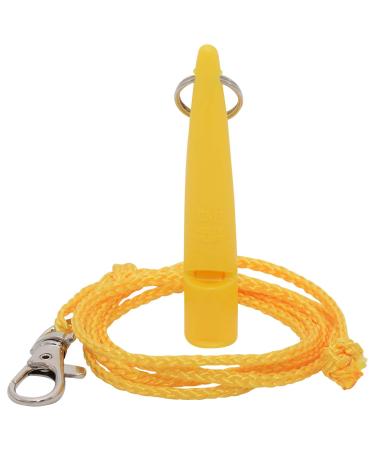ACME Dog Whistle No. 211.5 + FREE Whistle Band - The Original from England - loud and far-reaching (Yellow)