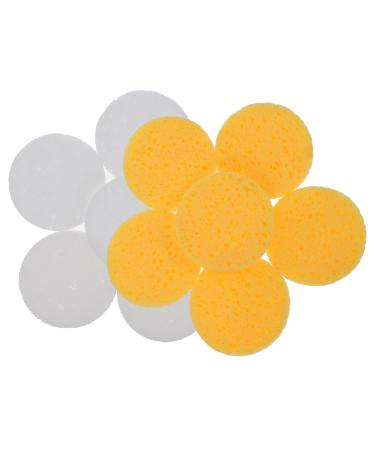 100pcs Face Wash Cosmetics Cleaning Puff Face Cleaning Tool Rounded Face Skin Cleaning Puff Face Skin Care Cleaning Puff Facial Cleaning Pad Face Skin Care Puff Facial Washing Pad