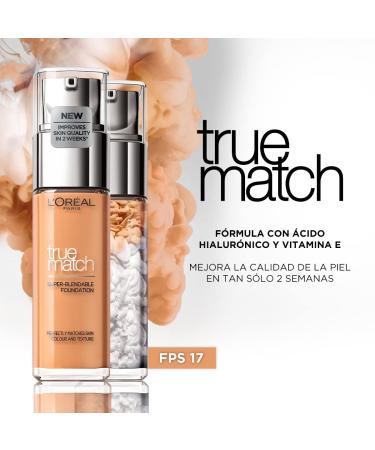 L'Oreal Paris True Match Liquid Foundation C2 Rose Vanilla SPF17 30ml - Buy Online on SooperMarket.com