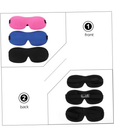 Shop Gatuida 24 Pcs 3D Sleep Mask Set - Comfortable Eye Shades for Travel & Relaxation | Polyester Blindfolds & Night Masks - Buy Online on SooperMarket.com