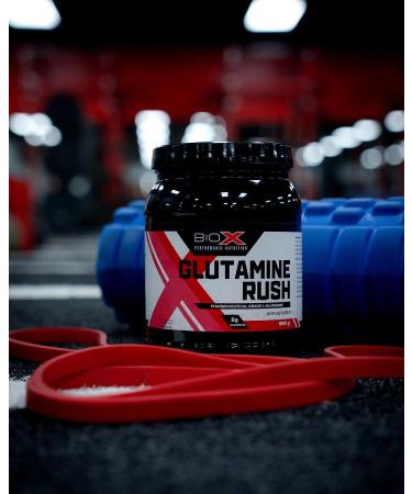BioX Glutamine Rush | L-Glutamine Powder for Muscle Recovery Immunity Digestive Health | 5 Grams Pure L-Glutamine | Naturally Fermented Vegan | Unflavoured 200 Servings (1000g) - Buy Online on SooperMarket.com