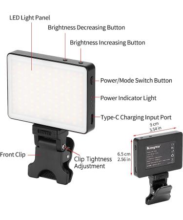 King Ma Video Conferencing Lighting: Portable LED Clip Light for Zoom Calls, Remote Working, and Live Streaming - Buy Online on SooperMarket.com
