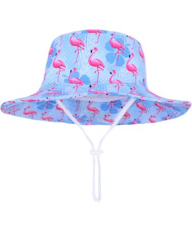 LANGZHEN Baby Girls Sun Protection Beach Hat with Chin Strap - Purple, 1-2 Years - Buy Online on SooperMarket.com