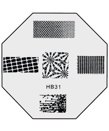 Stamping template # HB-31 pattern