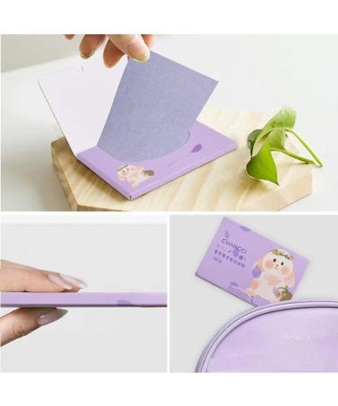 200-Count Lavender Oil Blotting Sheets for Face | Natural Premium Blotting Paper for Makeup | Oil Control Sheets 60x90mm - Buy Online on SooperMarket.com