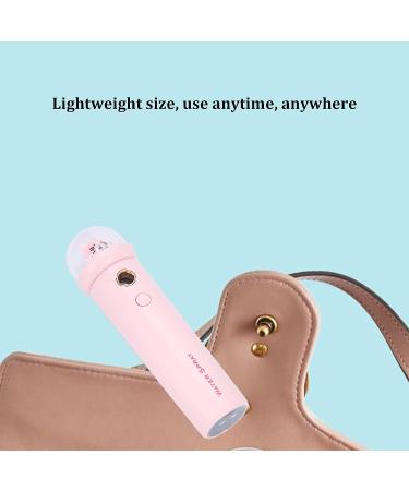 Cat Design Nano Facial Mister | Unclogs Pores, Removes Dirt & Acne | Warm Winter Moisturizing Face Steamer | Deep Cleaning & Humidifier for Home (Pink) - Buy Online on SooperMarket.com