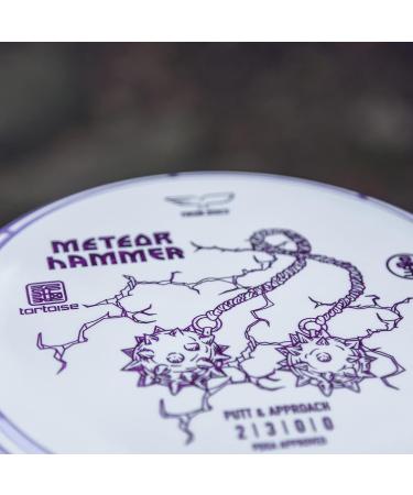 Yikun Professional Disc Golf Putter & Approach Meteor Hammer - Tortoise Fruit Line 170-175g | Perfect for Outdoor Games | Competition Disc, Purple Bronzing - Buy Online on SooperMarket.com