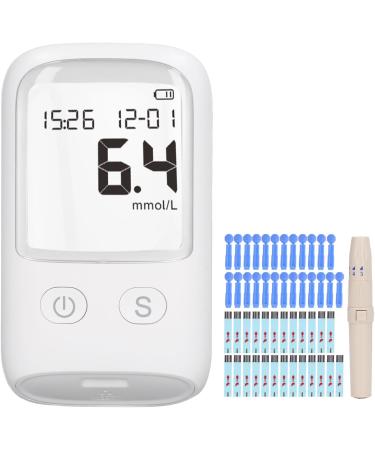 Blood Glucose Monitor Kit - Auto Coding, LCD Display, 25 Lancets, 25 Test Strips, 2 Manuals - Buy Online on SooperMarket.com