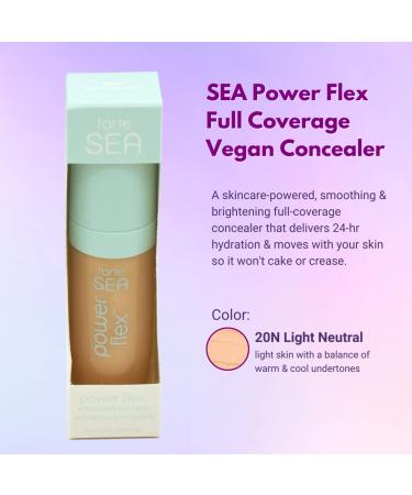 Tarte SEA Power Flex Full Coverage Vegan Concealer - 20N Light Neutral - Buy Online on SooperMarket.com