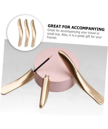 MUSISALY 18 Pcs Eyeliner Empty Tube oil Lash Serum DIY Tube Cosmetics Eyelash Oil Tubes Wand Golden Pp - Buy Online on SooperMarket.com
